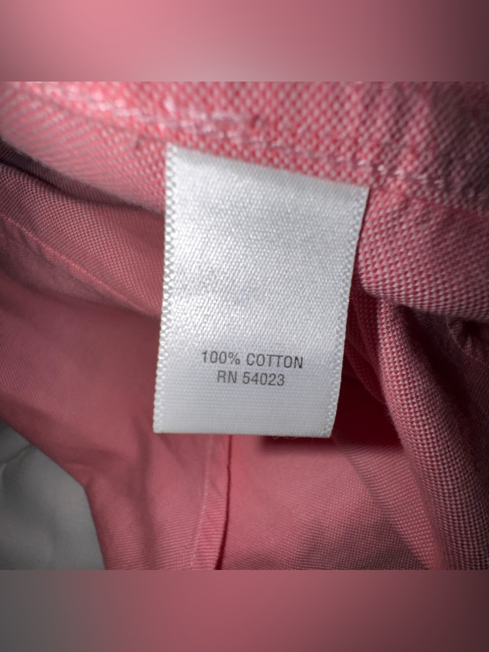 Banana Republic Women’s Cotton Oxford Shirt Long Sleeve Button Up Pink Size M - Picture 10 of 13